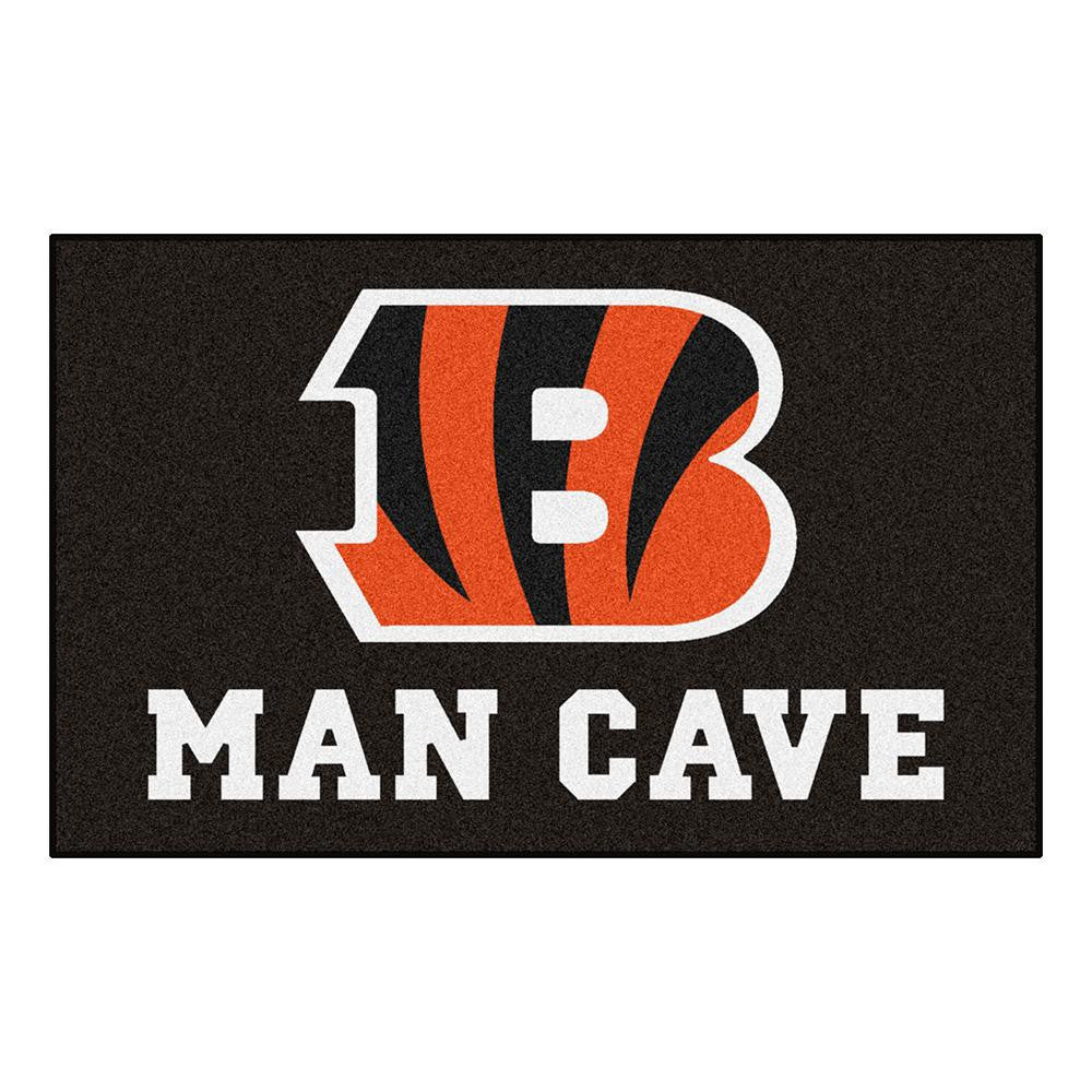 Cincinnati Bengals NFL Man Cave Ulti-Mat Floor Mat (60in x 96in)