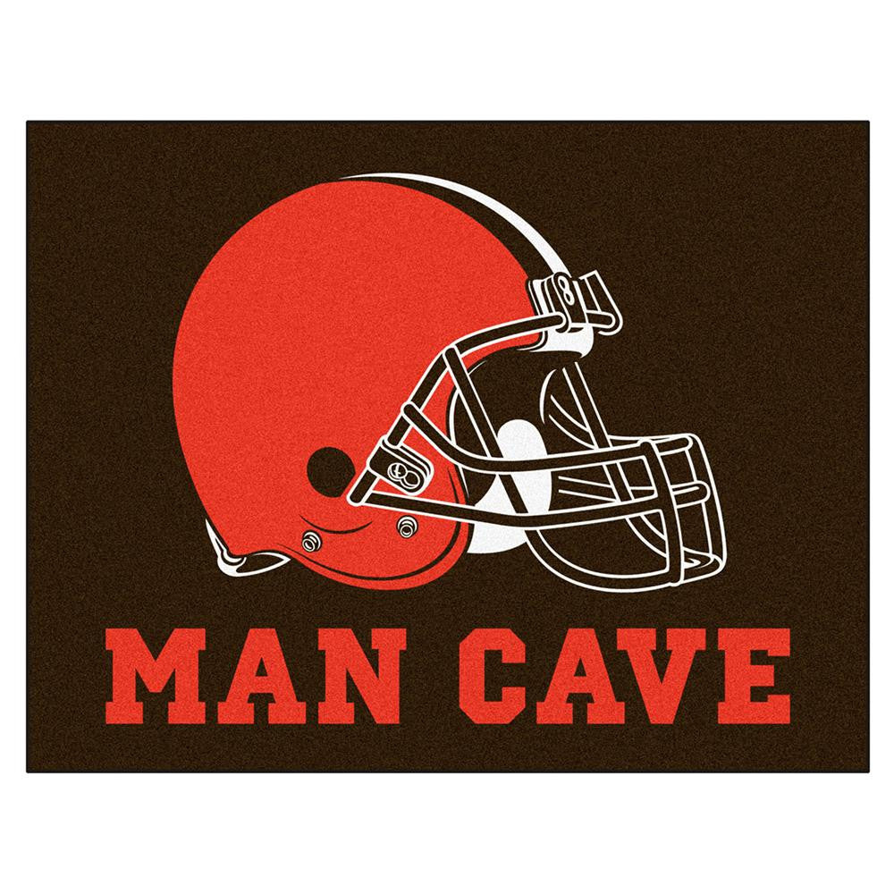 Cleveland Browns NFL Man Cave All-Star Floor Mat (34in x 45in)