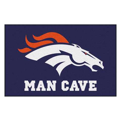 Denver Broncos NFL Man Cave Starter Floor Mat (20in x 30in)