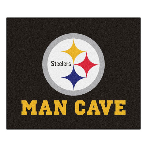 Pittsburgh Steelers NFL Man Cave Tailgater Floor Mat (60in x 72in)