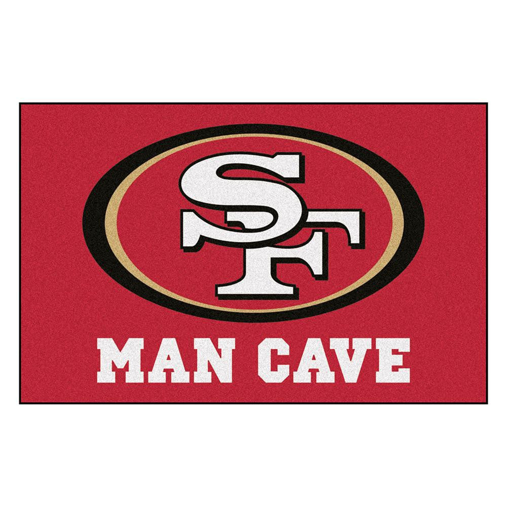 San Francisco 49ers NFL Man Cave Starter Floor Mat (20in x 30in)