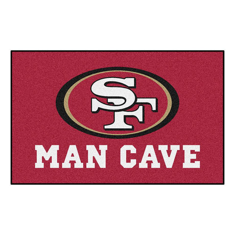 San Francisco 49ers NFL Man Cave Ulti-Mat Floor Mat (60in x 96in)