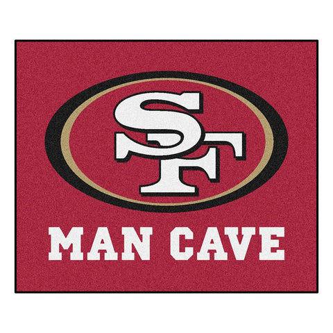 San Francisco 49ers NFL Man Cave Tailgater Floor Mat (60in x 72in)