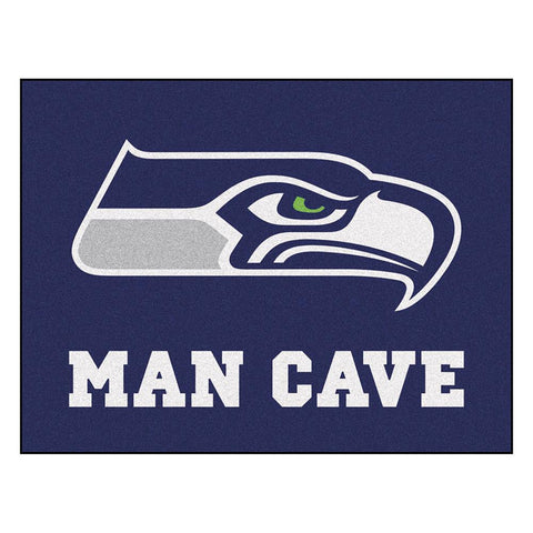 Seattle Seahawks NFL Man Cave All-Star Floor Mat (34in x 45in)