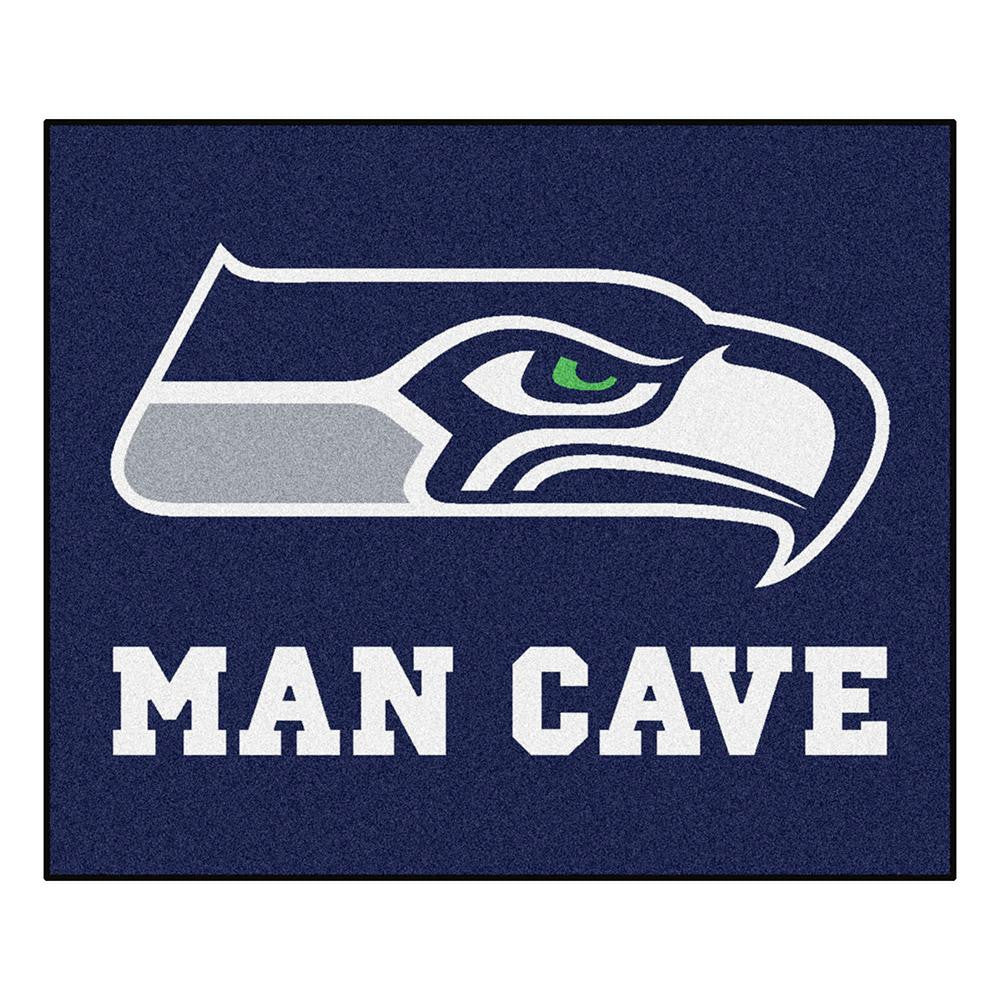 Seattle Seahawks NFL Man Cave Tailgater Floor Mat (60in x 72in)