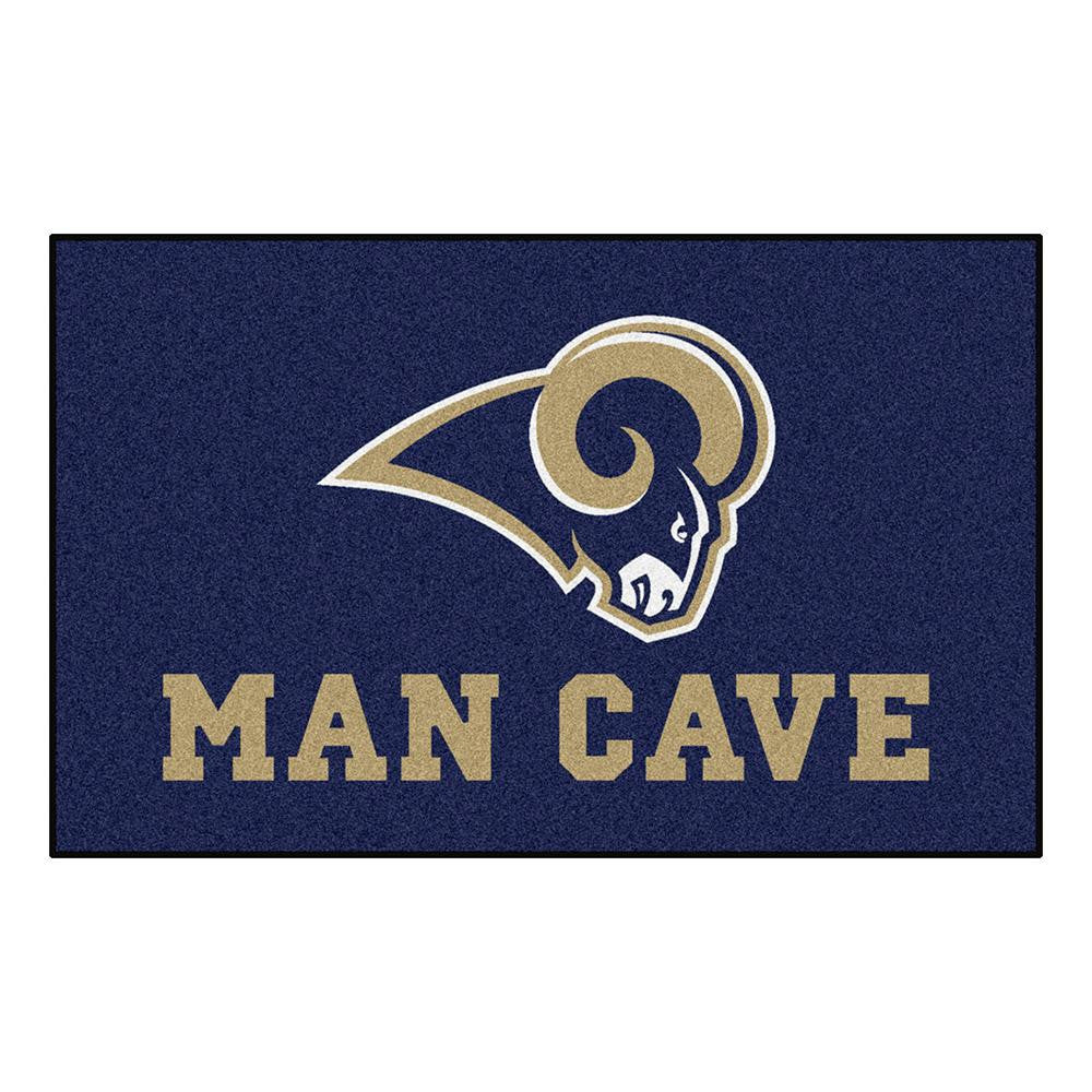 Los Angeles Rams NFL Man Cave Ulti-Mat Floor Mat (60in x 96in)