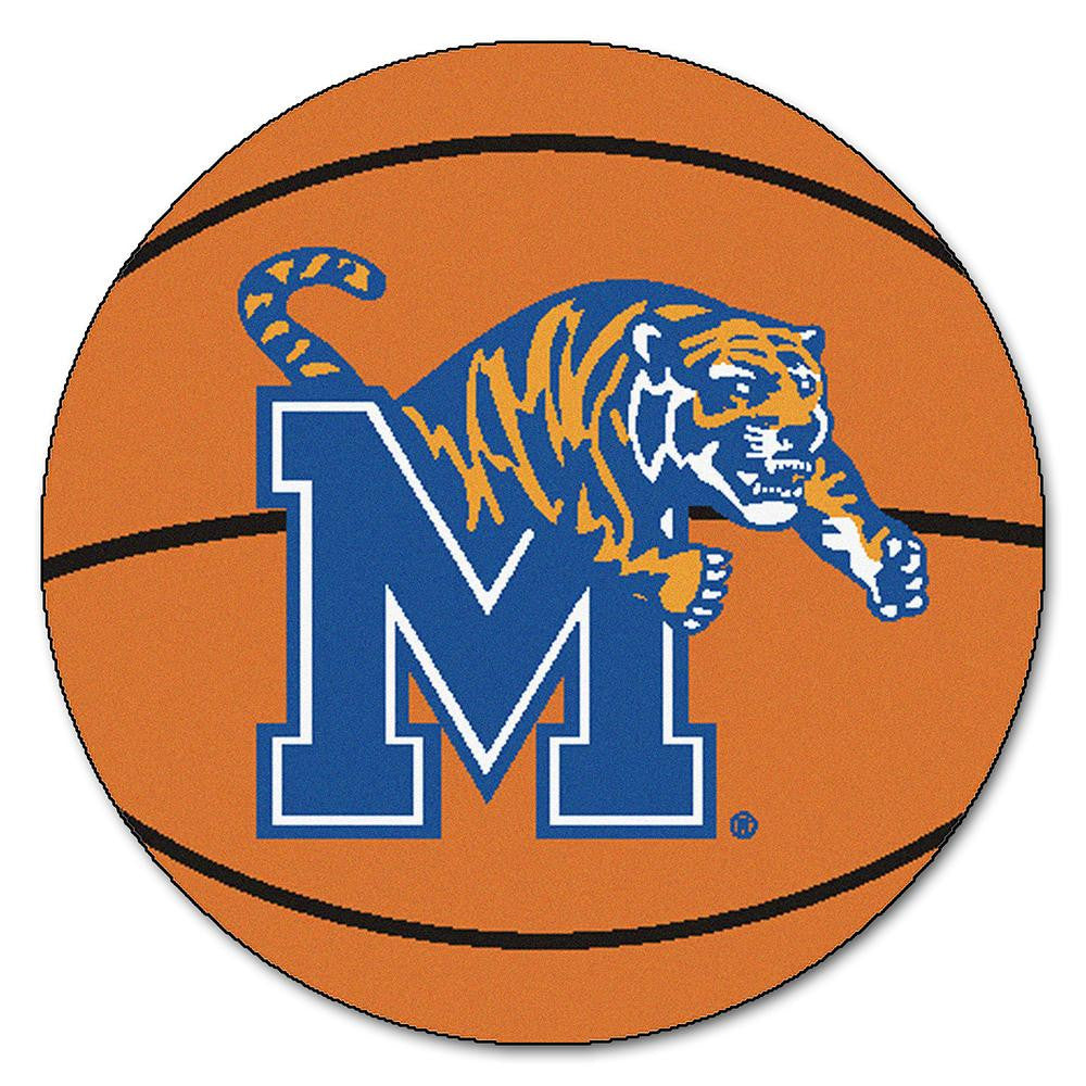 Memphis Tigers NCAA Basketball Round Floor Mat (29)