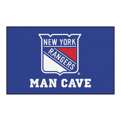 New York Rangers NHL Man Cave Ulti-Mat Floor Mat (60in x 96in)