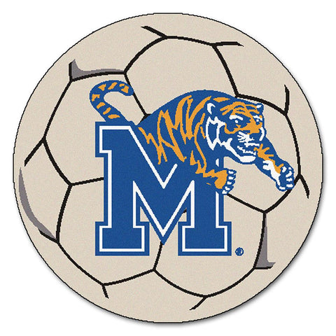 Memphis Tigers NCAA Soccer Ball Round Floor Mat (29)
