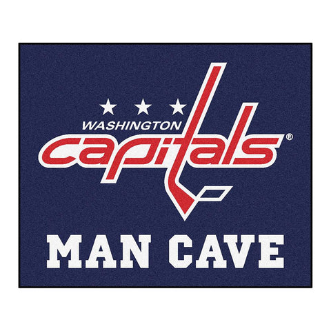 Washington Capitals NHL Man Cave Tailgater Floor Mat (60in x 72in)