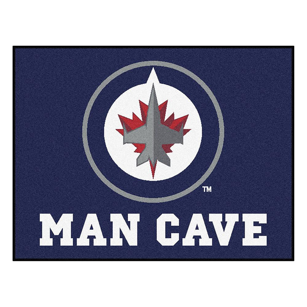 Winnipeg Jets NHL Man Cave All-Star Floor Mat (34in x 45in)