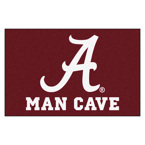 Alabama Crimson Tide NCAA Man Cave Starter Floor Mat (20in x 30in)