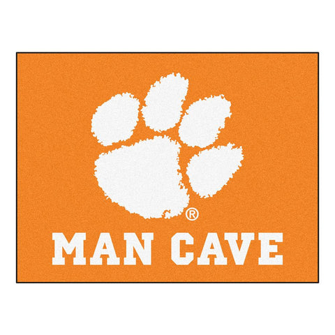 Clemson Tigers NCAA Man Cave All-Star Floor Mat (34in x 45in)