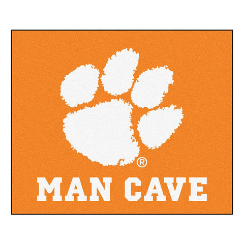 Clemson Tigers NCAA Man Cave Tailgater Floor Mat (60in x 72in)