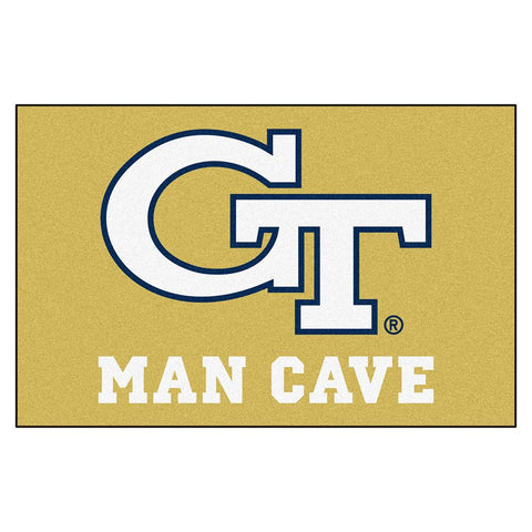 Georgia Tech Yellowjackets NCAA Man Cave Starter Floor Mat (20in x 30in)