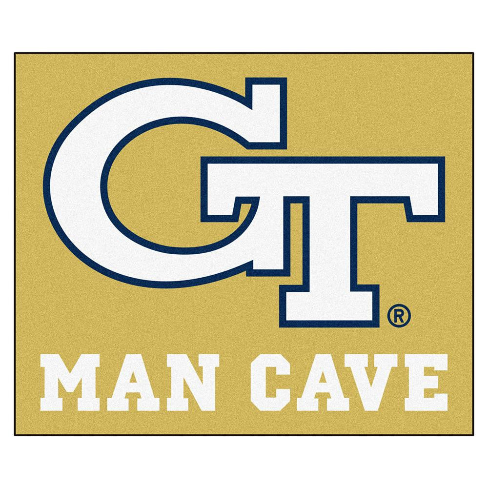 Georgia Tech Yellowjackets NCAA Man Cave Tailgater Floor Mat (60in x 72in)