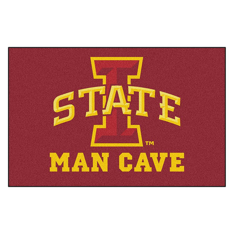 Iowa State Cyclones NCAA Man Cave Ulti-Mat Floor Mat (60in x 96in)