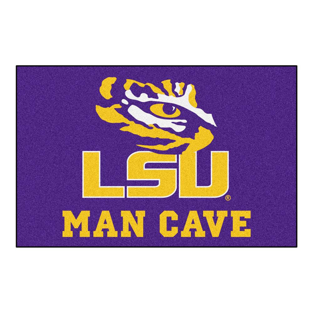 LSU Tigers NCAA Man Cave Starter Floor Mat (20in x 30in)