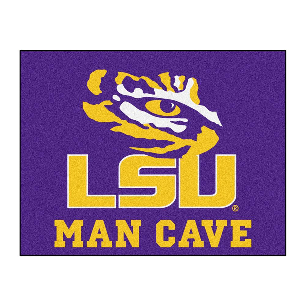 LSU Tigers NCAA Man Cave All-Star Floor Mat (34in x 45in)