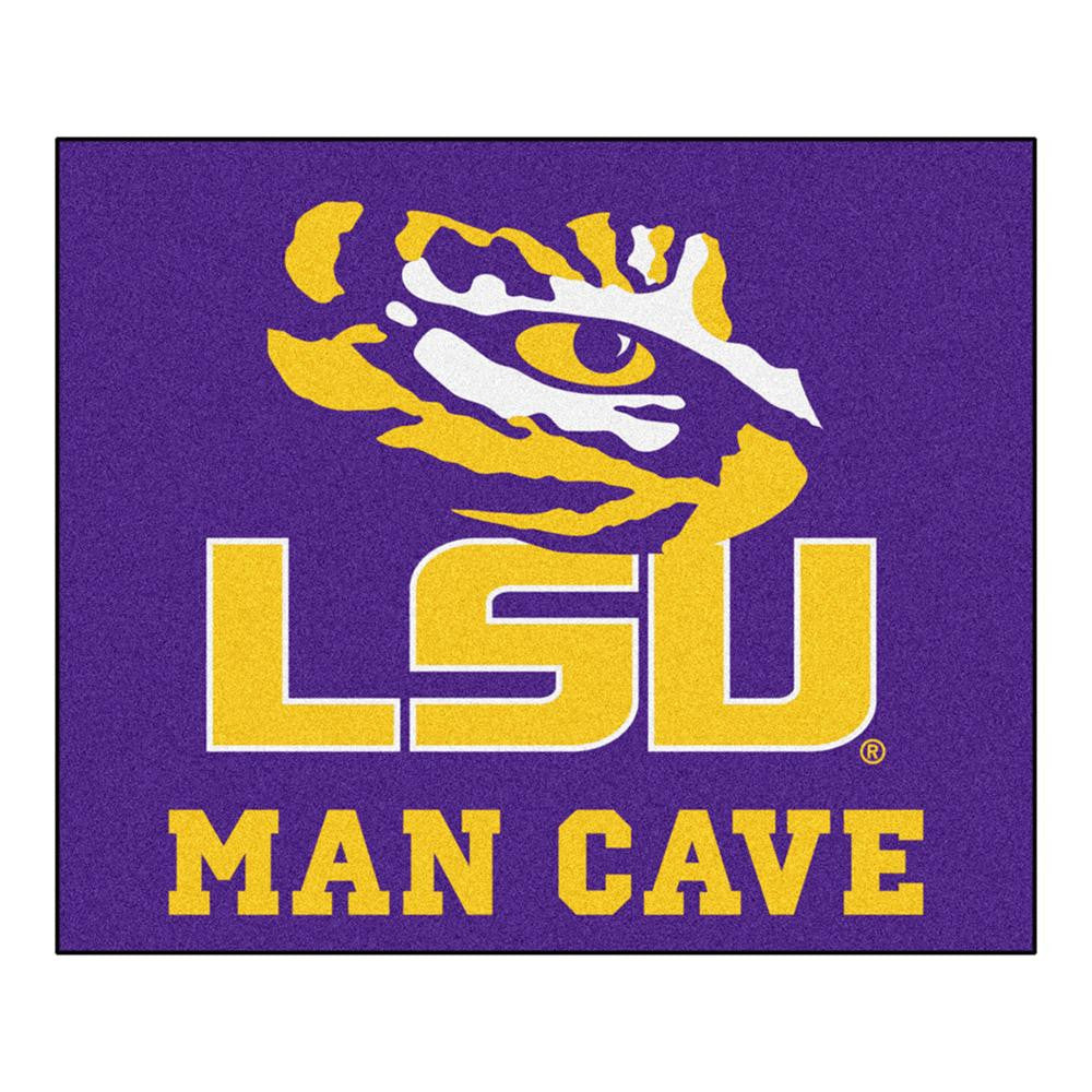 LSU Tigers NCAA Man Cave Tailgater Floor Mat (60in x 72in)