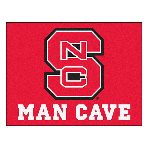 North Carolina State Wolfpack NCAA Man Cave All-Star Floor Mat (34in x 45in)