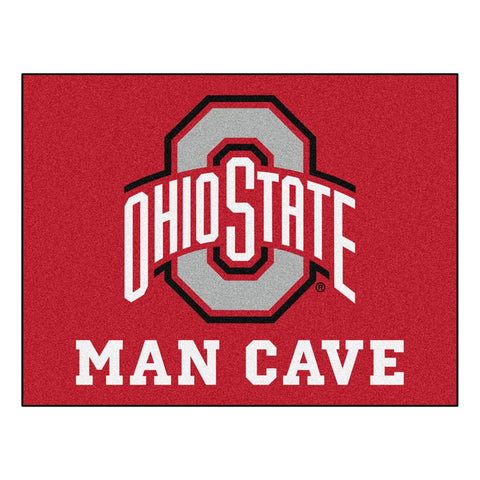 Ohio State Buckeyes NCAA Man Cave All-Star Floor Mat (34in x 45in)