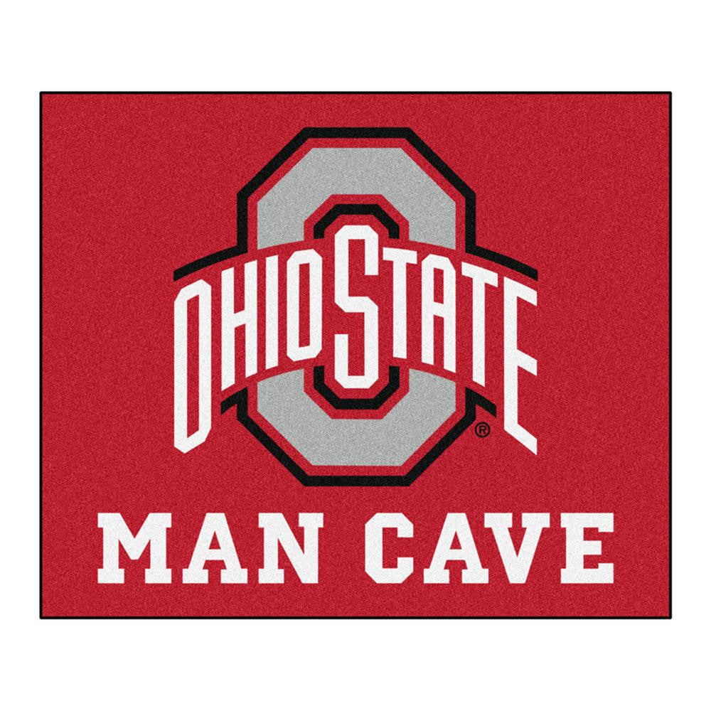 Ohio State Buckeyes NCAA Man Cave Tailgater Floor Mat (60in x 72in)