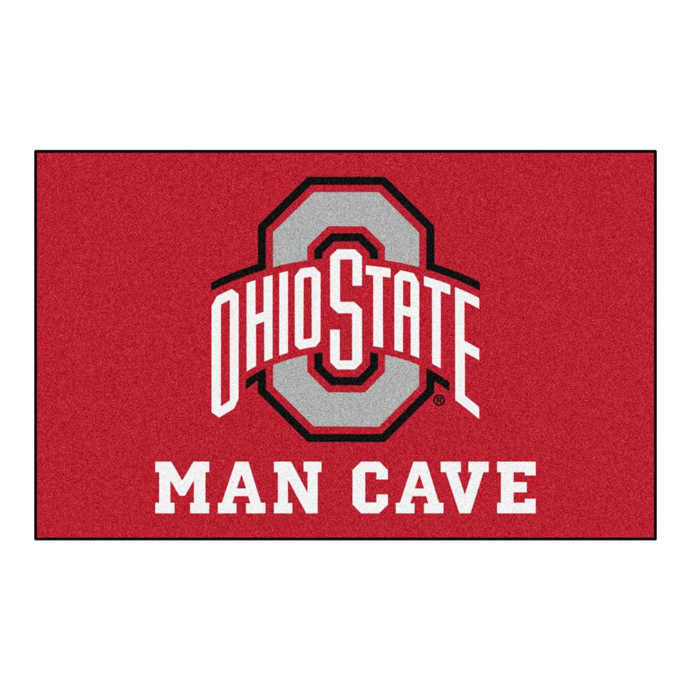 Ohio State Buckeyes NCAA Man Cave Ulti-Mat Floor Mat (60in x 96in)