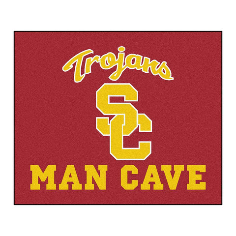 USC Trojans NCAA Man Cave Tailgater Floor Mat (60in x 72in)