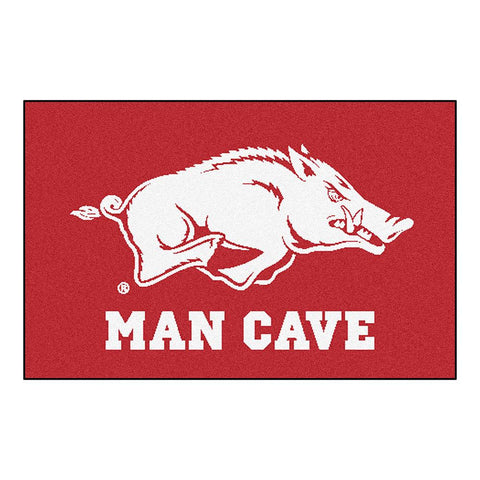 Arkansas Razorbacks NCAA Man Cave Starter Floor Mat (20in x 30in)