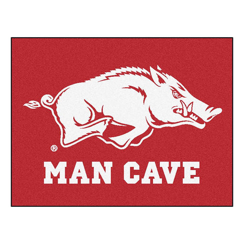 Arkansas Razorbacks NCAA Man Cave All-Star Floor Mat (34in x 45in)
