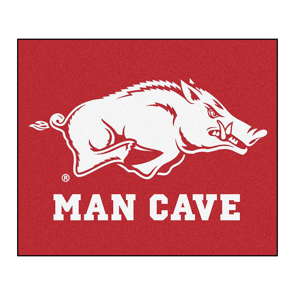 Arkansas Razorbacks NCAA Man Cave Tailgater Floor Mat (60in x 72in)