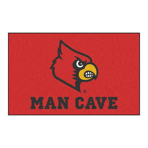 Louisville Cardinals NCAA Man Cave Ulti-Mat Floor Mat (60in x 96in)