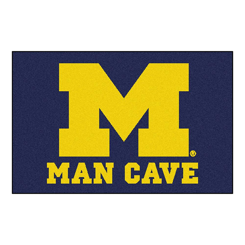 Michigan Wolverines NCAA Man Cave Starter Floor Mat (20in x 30in)