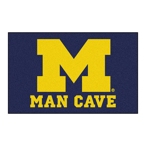 Michigan Wolverines NCAA Man Cave Ulti-Mat Floor Mat (60in x 96in)