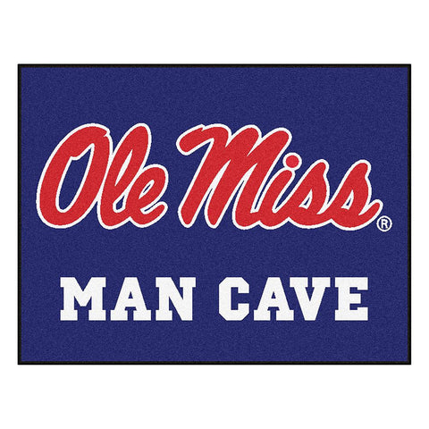 Mississippi Rebels NCAA Man Cave All-Star Floor Mat (34in x 45in)
