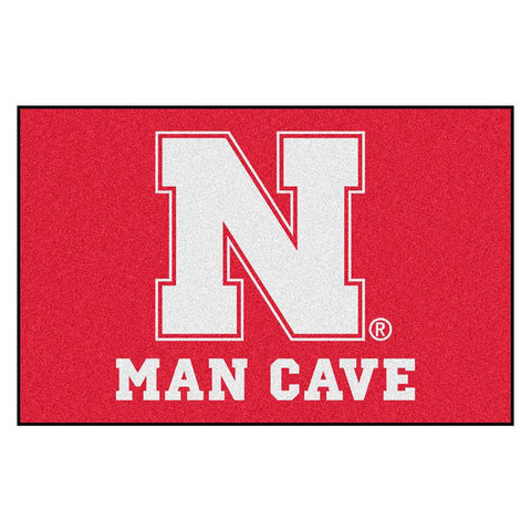 Nebraska Cornhuskers NCAA Man Cave Starter Floor Mat (20in x 30in)