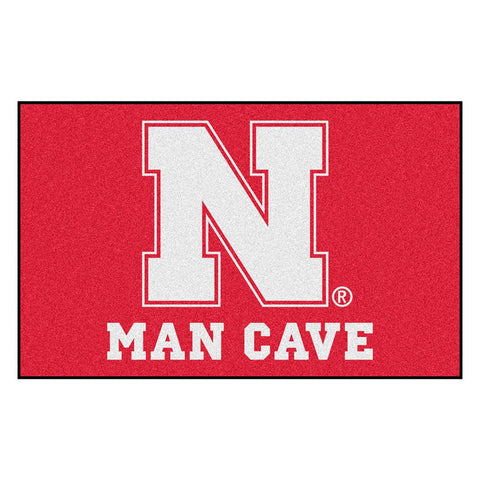 Nebraska Cornhuskers NCAA Man Cave Ulti-Mat Floor Mat (60in x 96in)