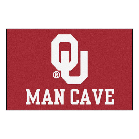 Oklahoma Sooners NCAA Man Cave Starter Floor Mat (20in x 30in)