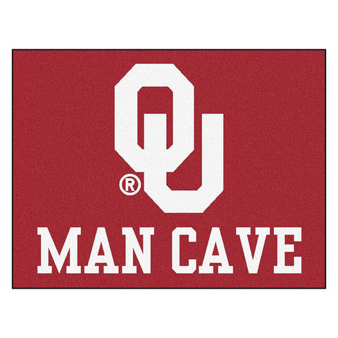 Oklahoma Sooners NCAA Man Cave All-Star Floor Mat (34in x 45in)
