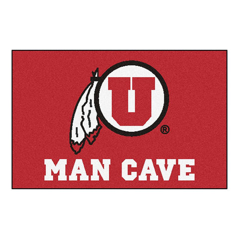 Utah Utes NCAA Man Cave Starter Floor Mat (20in x 30in)