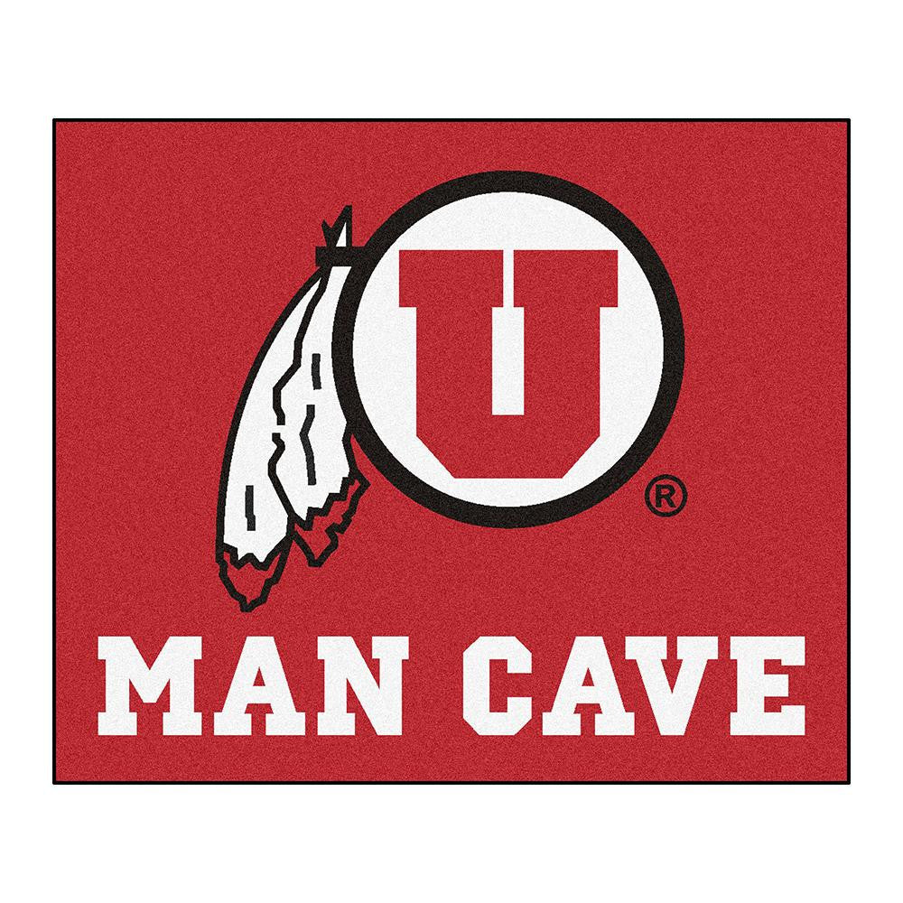 Utah Utes NCAA Man Cave Tailgater Floor Mat (60in x 72in)