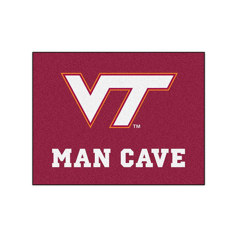 Virginia Tech Hokies NCAA Man Cave All-Star Floor Mat (34in x 45in)