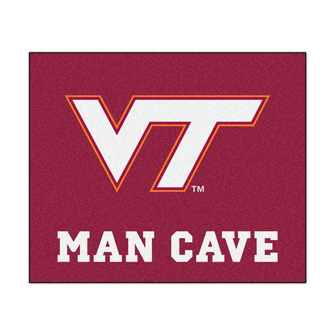 Virginia Tech Hokies NCAA Man Cave Tailgater Floor Mat (60in x 72in)