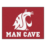 Washington State Cougars NCAA Man Cave All-Star Floor Mat (34in x 45in)