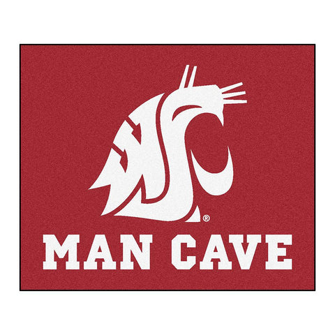 Washington State Cougars NCAA Man Cave Tailgater Floor Mat (60in x 72in)