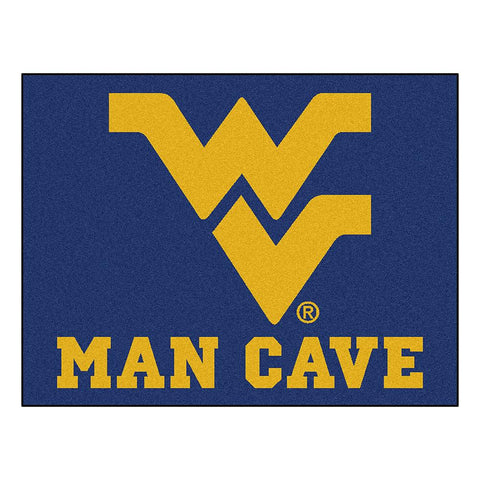 West Virginia Mountaineers NCAA Man Cave All-Star Floor Mat (34in x 45in)
