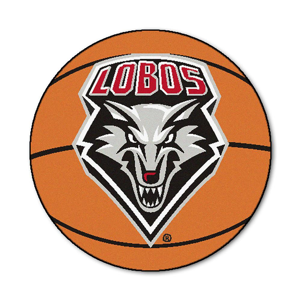 New Mexico Lobos NCAA Basketball Round Floor Mat (29)