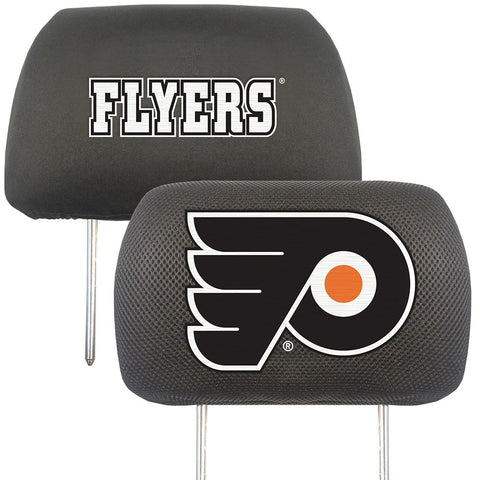 Philadelphia Flyers NHL Polyester Head Rest Cover (2 Pack)
