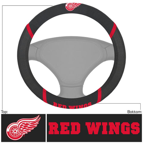 Detroit Red Wings NHL Polyester Steering Wheel Cover